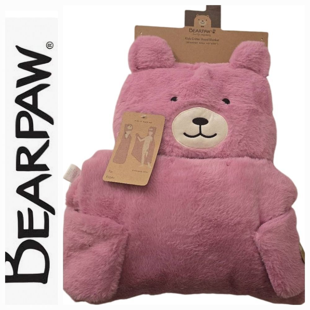 BearPaw Kuds Critter Hood Blanket